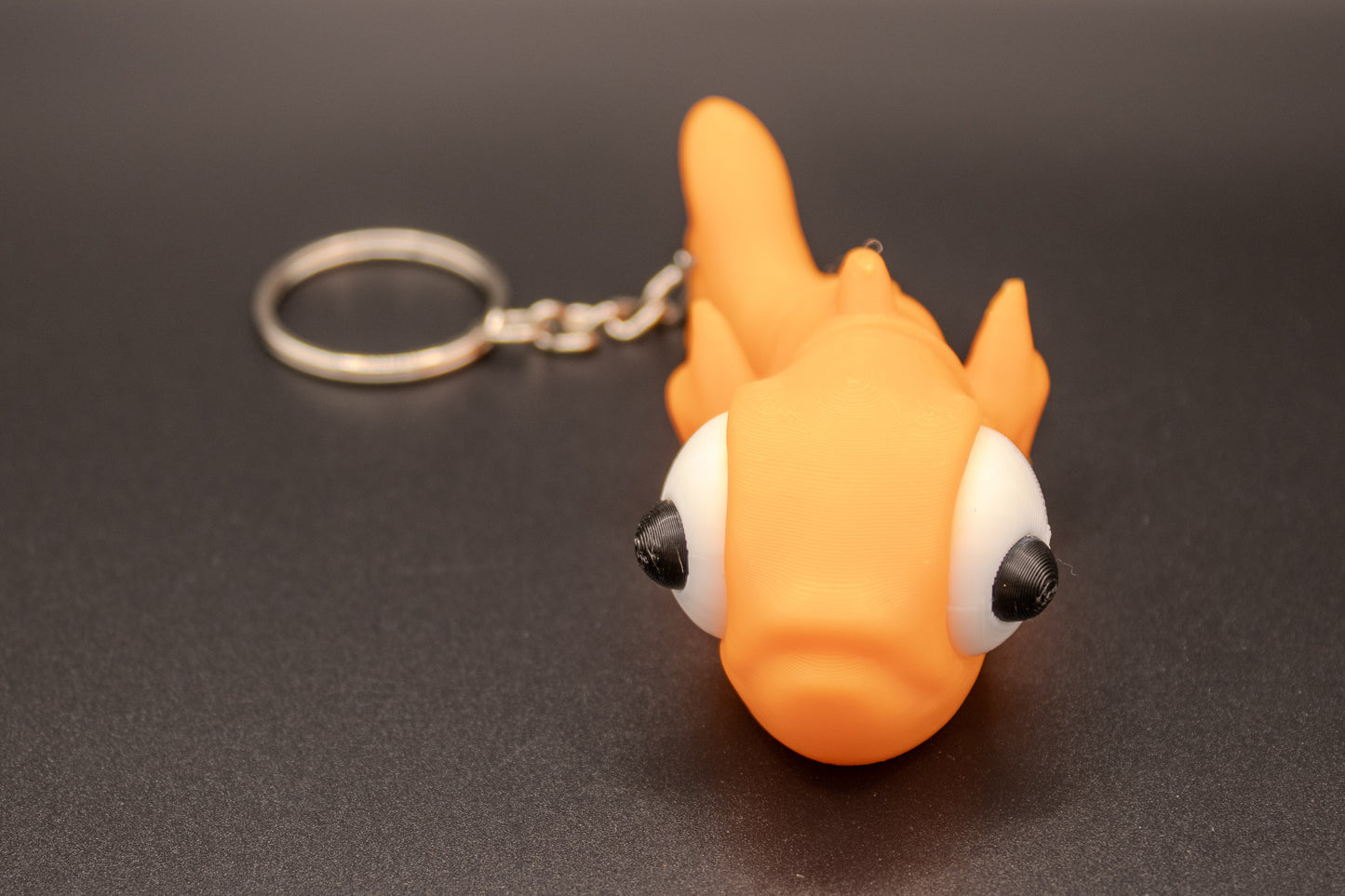 Orange Fish Keychain