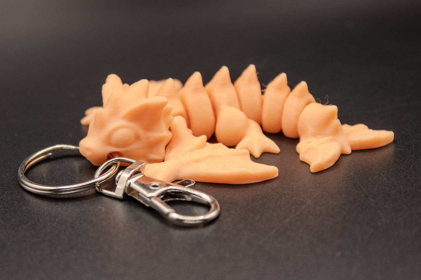 Glow In the Dark Dragon Keychain