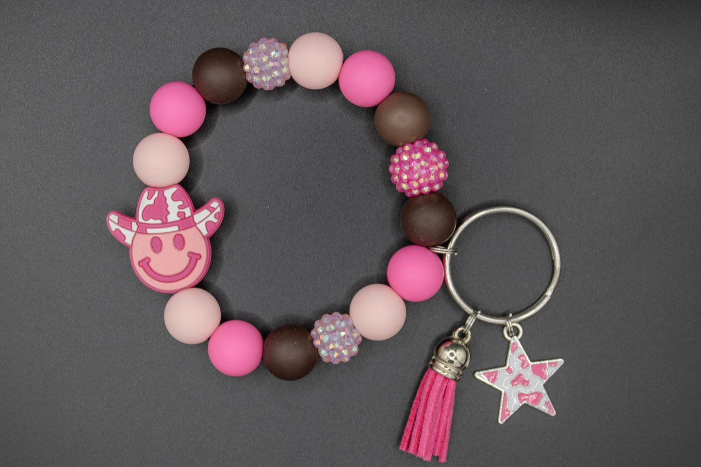 Western Keychain Wristlet