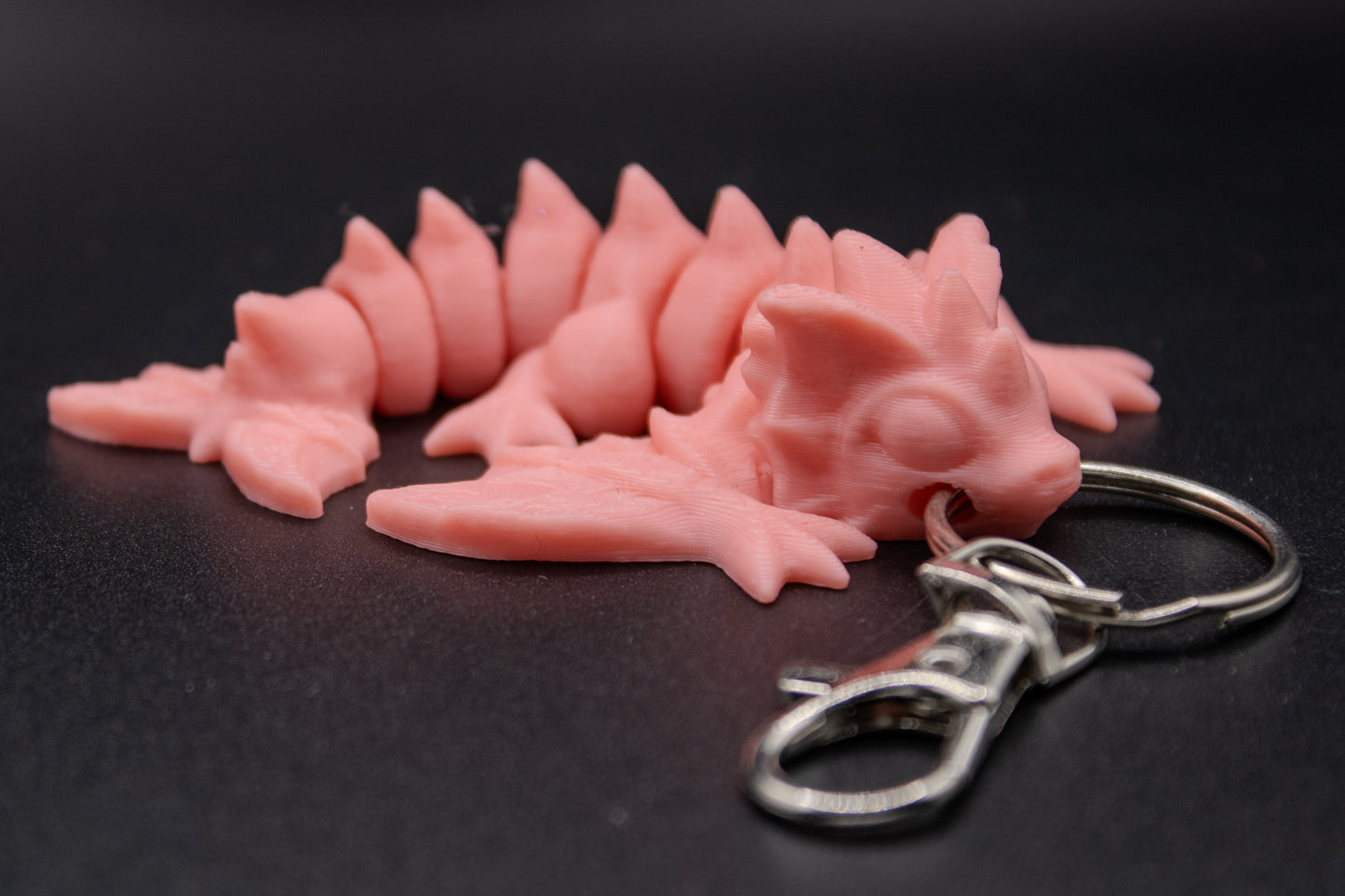 Glow In the Dark Dragon Keychain