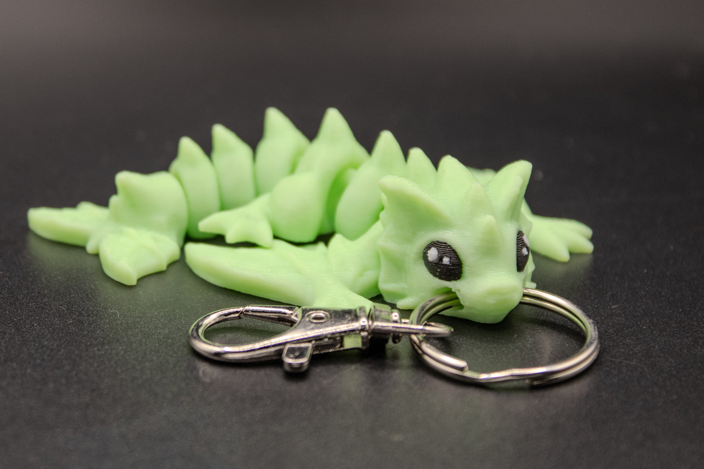 Glow In the Dark Dragon Keychain