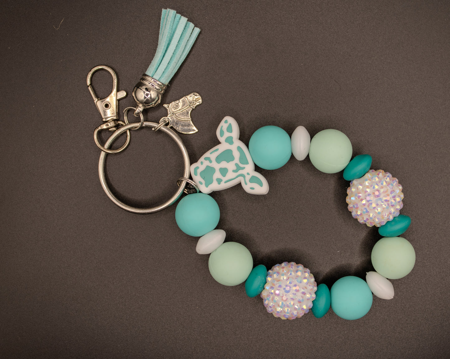 Western Keychain Wristlet