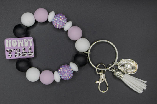 Western Keychain Wristlet