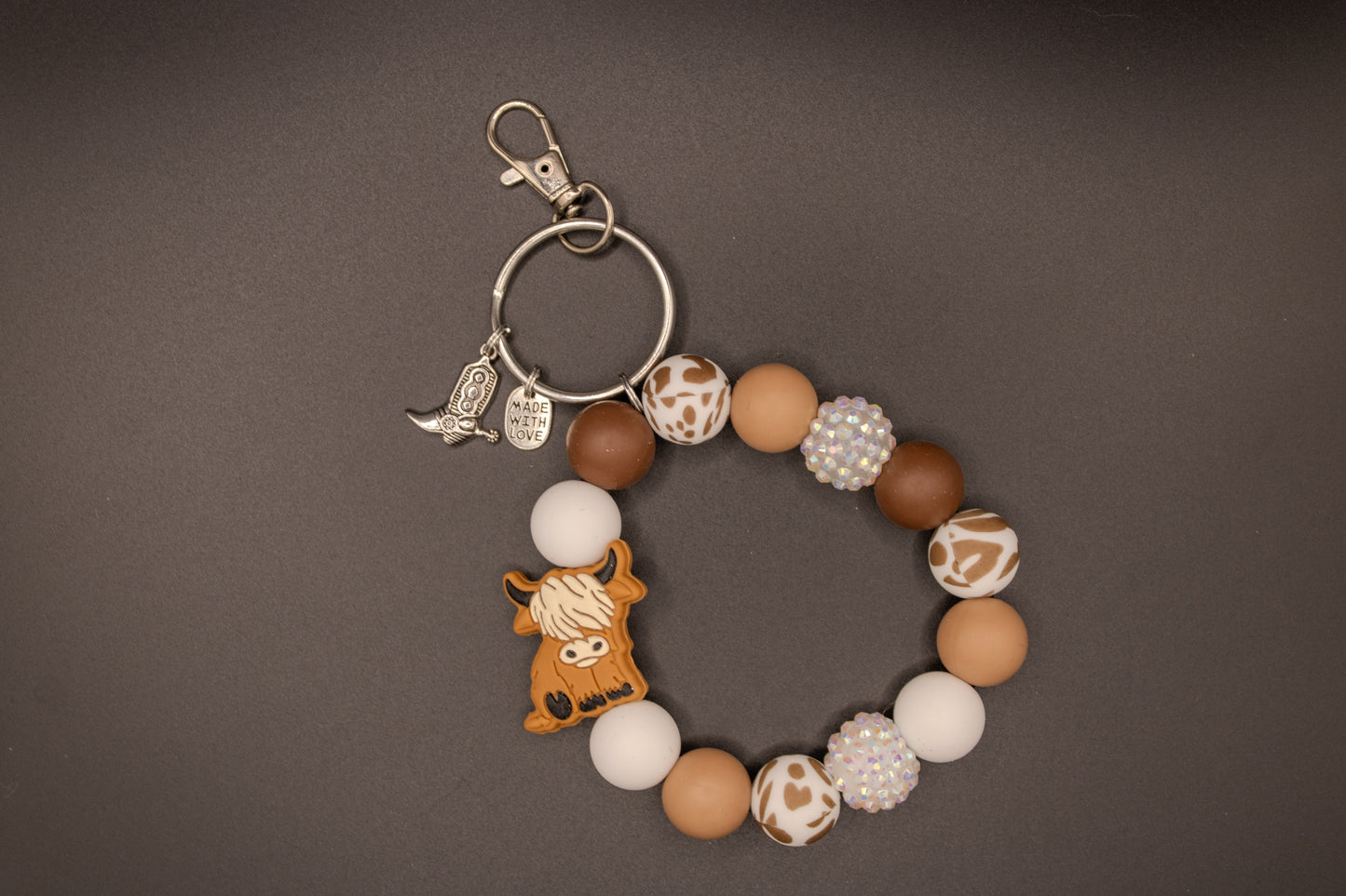 Western Keychain Wristlet