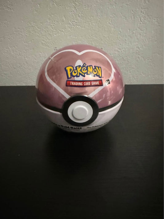 3 booster pack Pokémon Cards Love Ball Tin